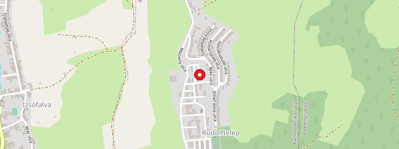 Rudolftelep térképe