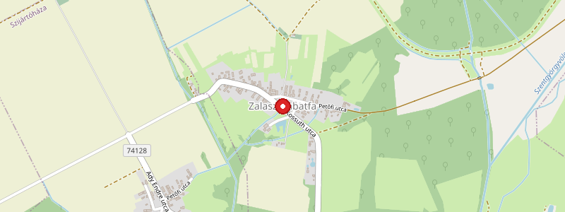 Zalaszombatfa térképe