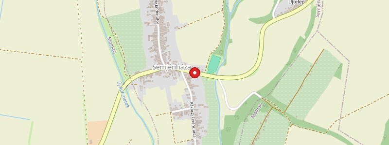 Semjénháza térképe