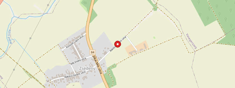 Zsédeny térképe