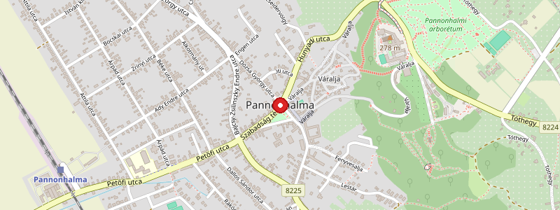 Pannonhalma térképe