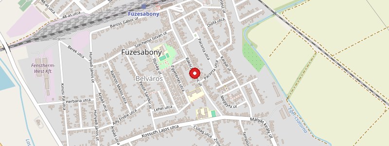 Füzesabony térképe