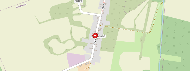 Kistamási térképe