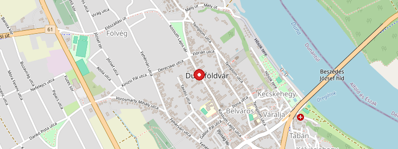 Dunaföldvár térképe