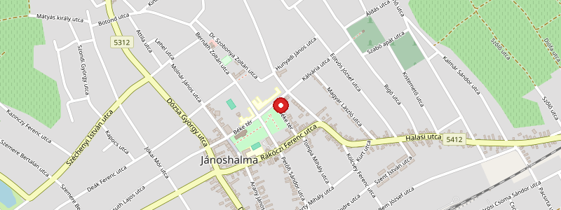 Jánoshalma térképe