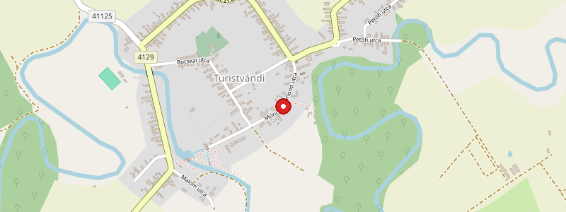Túristvándi térképe
