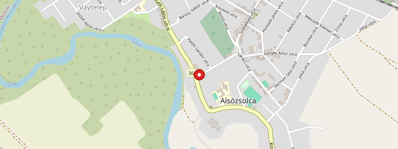 Alsózsolca térképe