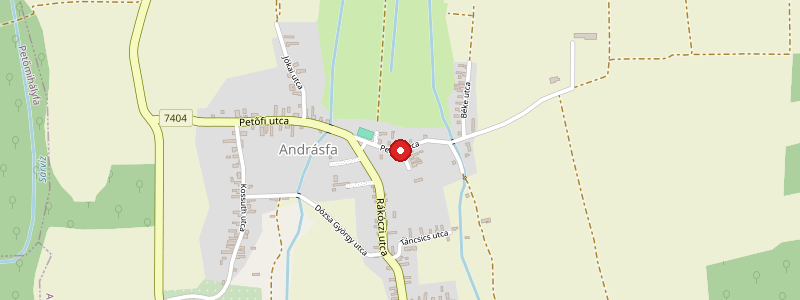 Andrásfa térképe