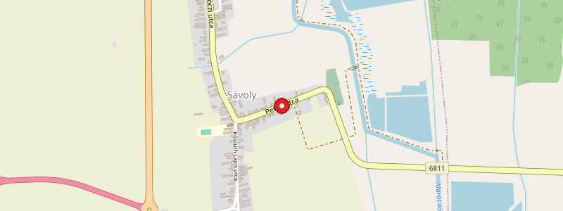 Sávoly térképe
