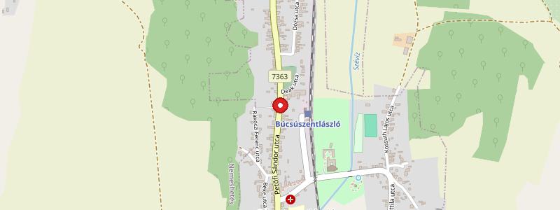 Búcsúszentlászló térképe