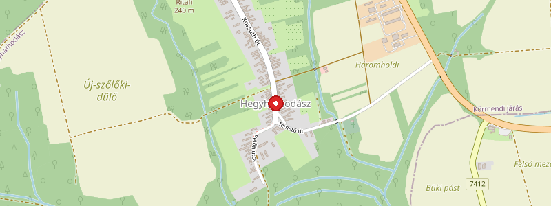 Hegyháthodász térképe