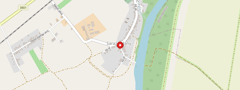 Sárazsadány térképe