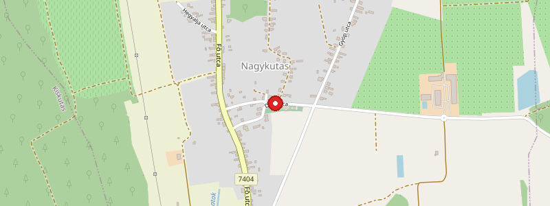 Nagykutas térképe