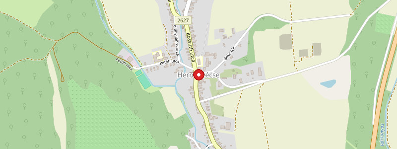 Hernádvécse térképe