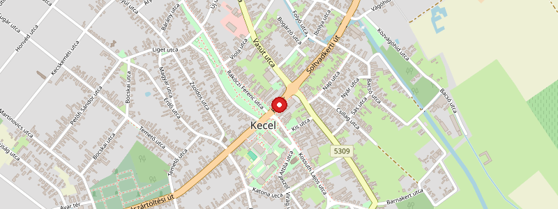 Kecel térképe