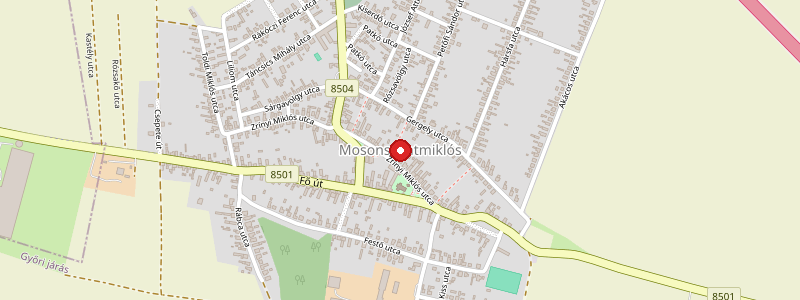 Mosonszentmiklós térképe