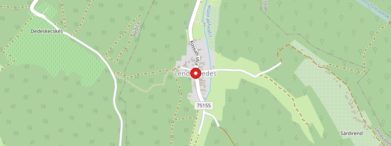 Lendvadedes térképe