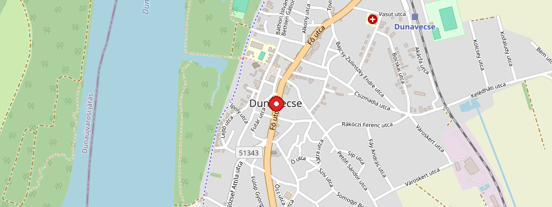 Dunavecse térképe