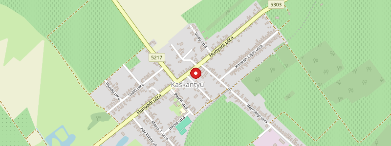 Kaskantyú térképe