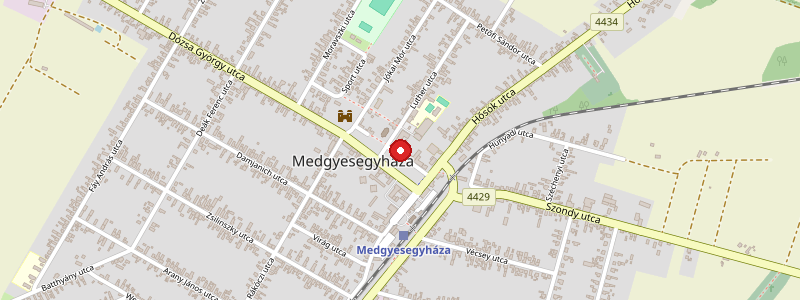 Medgyesegyháza térképe