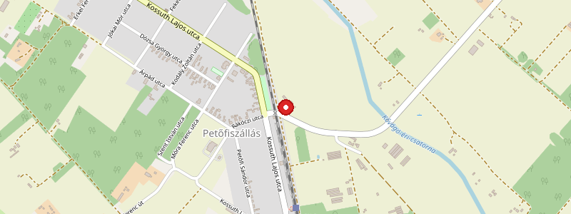 Petőfiszállás térképe