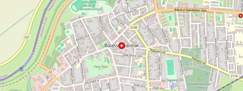 Balassagyarmat térképe