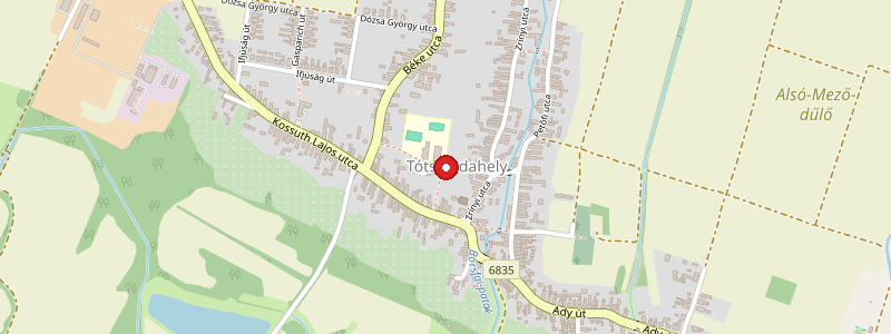 Tótszerdahely térképe