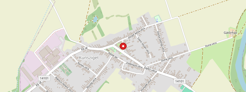 Kunsziget térképe