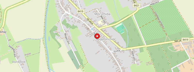 Mórichida térképe