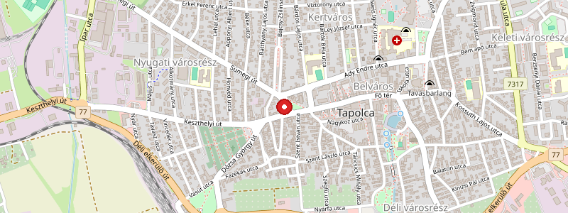Tapolca térképe