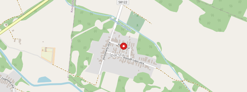 Ipacsfa térképe