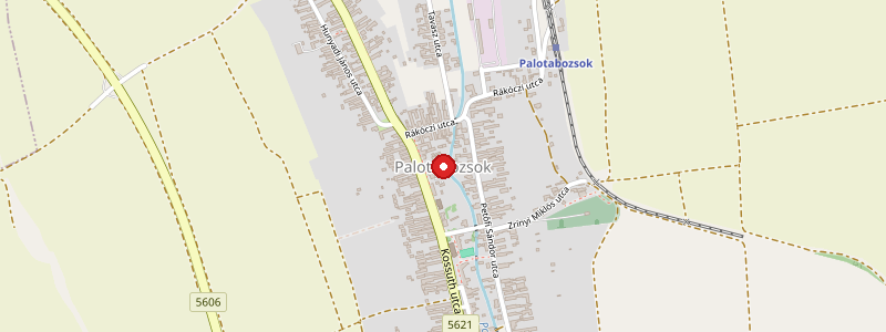 Palotabozsok térképe