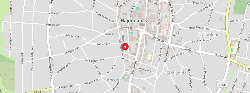 Hajdúnánás térképe