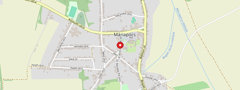 Máriapócs térképe