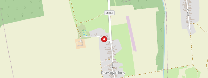 Drávagárdony térképe