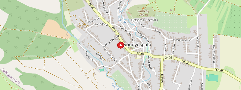Gyöngyöspata térképe