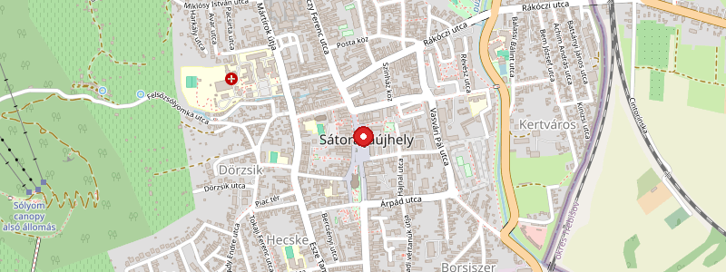 Sátoraljaújhely térképe