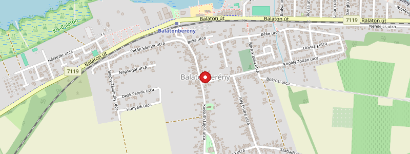 Balatonberény térképe