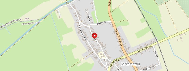 Sárkeresztúr térképe