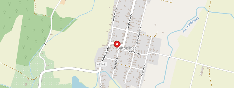 Bátorliget térképe